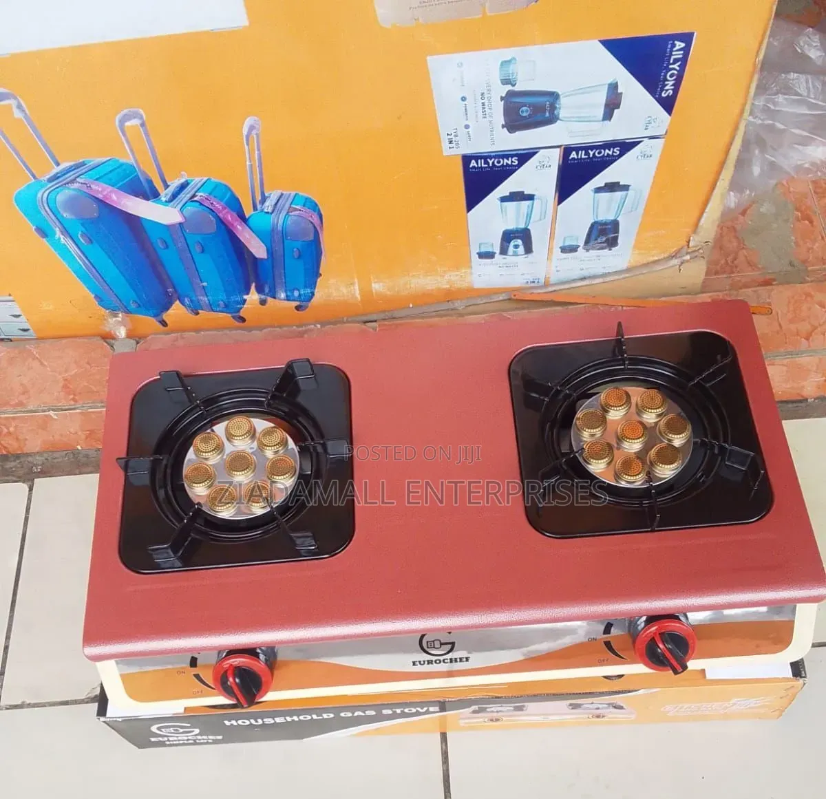 Eurochef St-Super02 Heavy Duty Gas Cooker With Cast Iron Burners,