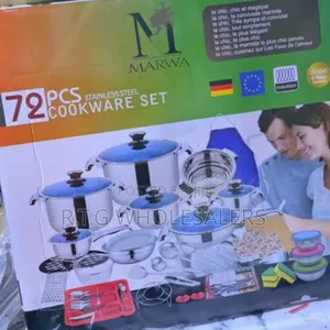 Marwa Germany 72pcs Stainless Steel Cookware Set