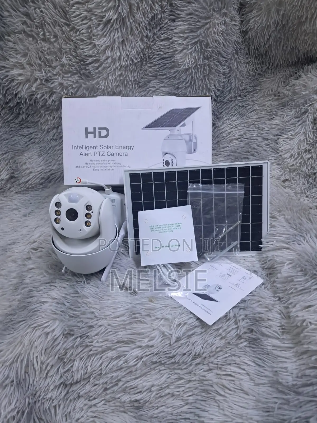 Ubox PTZ 4g Solar Security Camera With Sim Support Two-Way Audio
