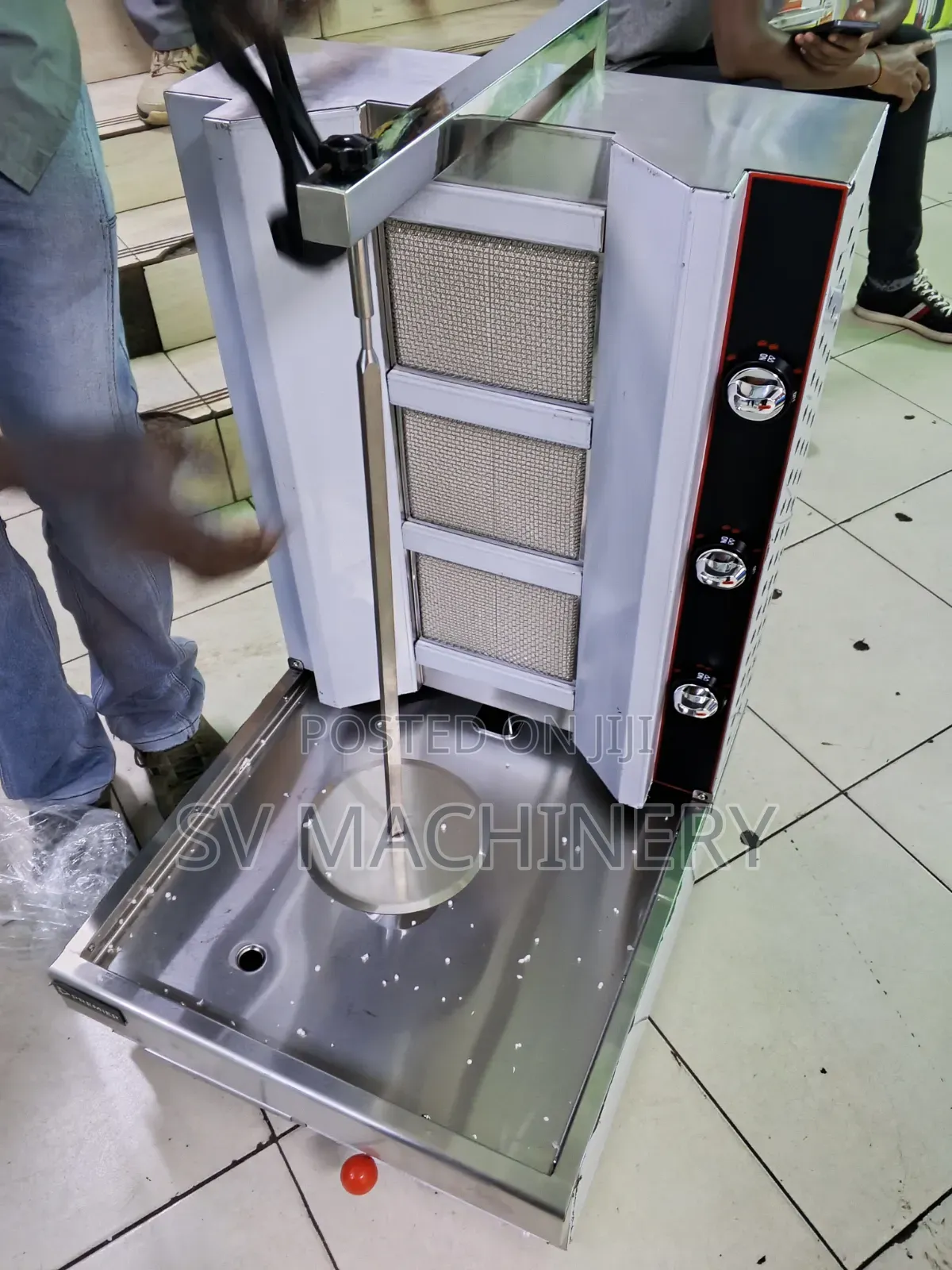 Heavy Duty 3 Burners Shawarma Machine