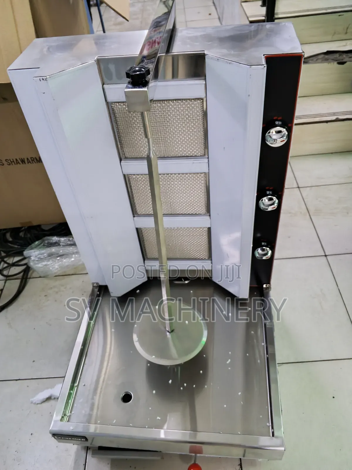 Heavy Duty 3 Burners Shawarma Machine