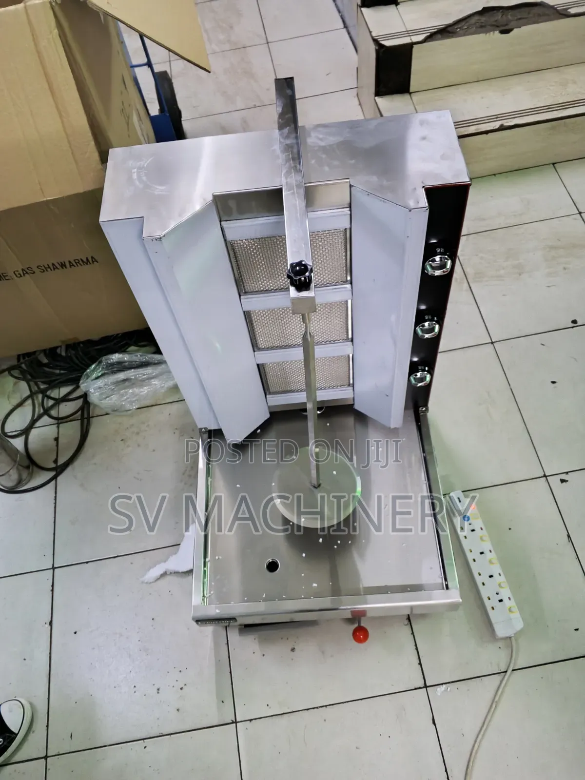 Heavy Duty 3 Burners Shawarma Machine