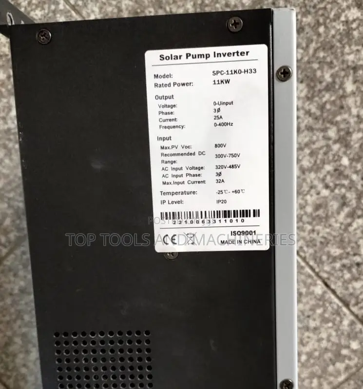 3 Phase 11kw Solar Water Pumping Inverter(Sunverter)