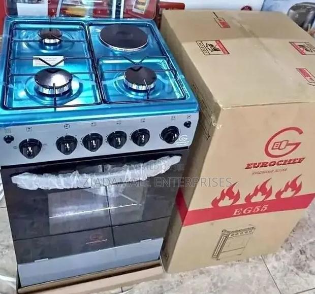 Eurochef Stainless Standing Cooker 50*55 3+1 With Free Chopping Board