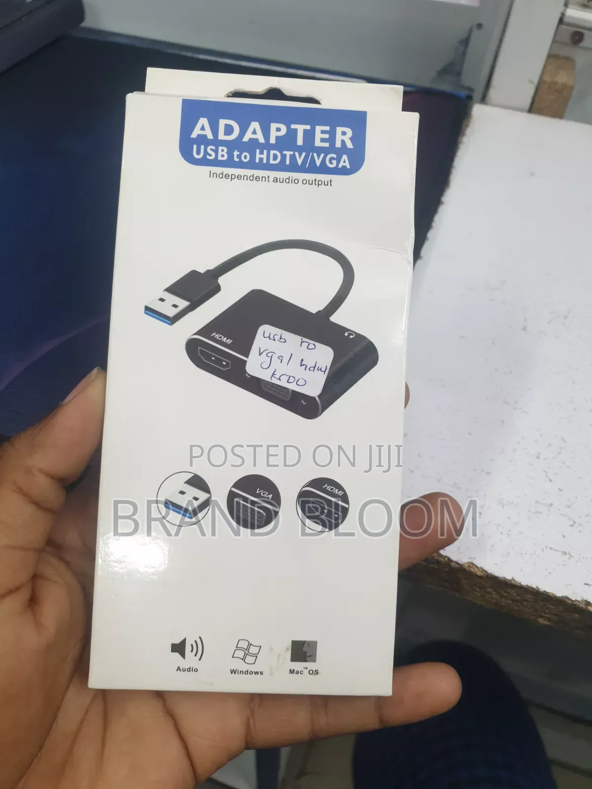 Usb 3.0 to Hdmi+Vga Adapter