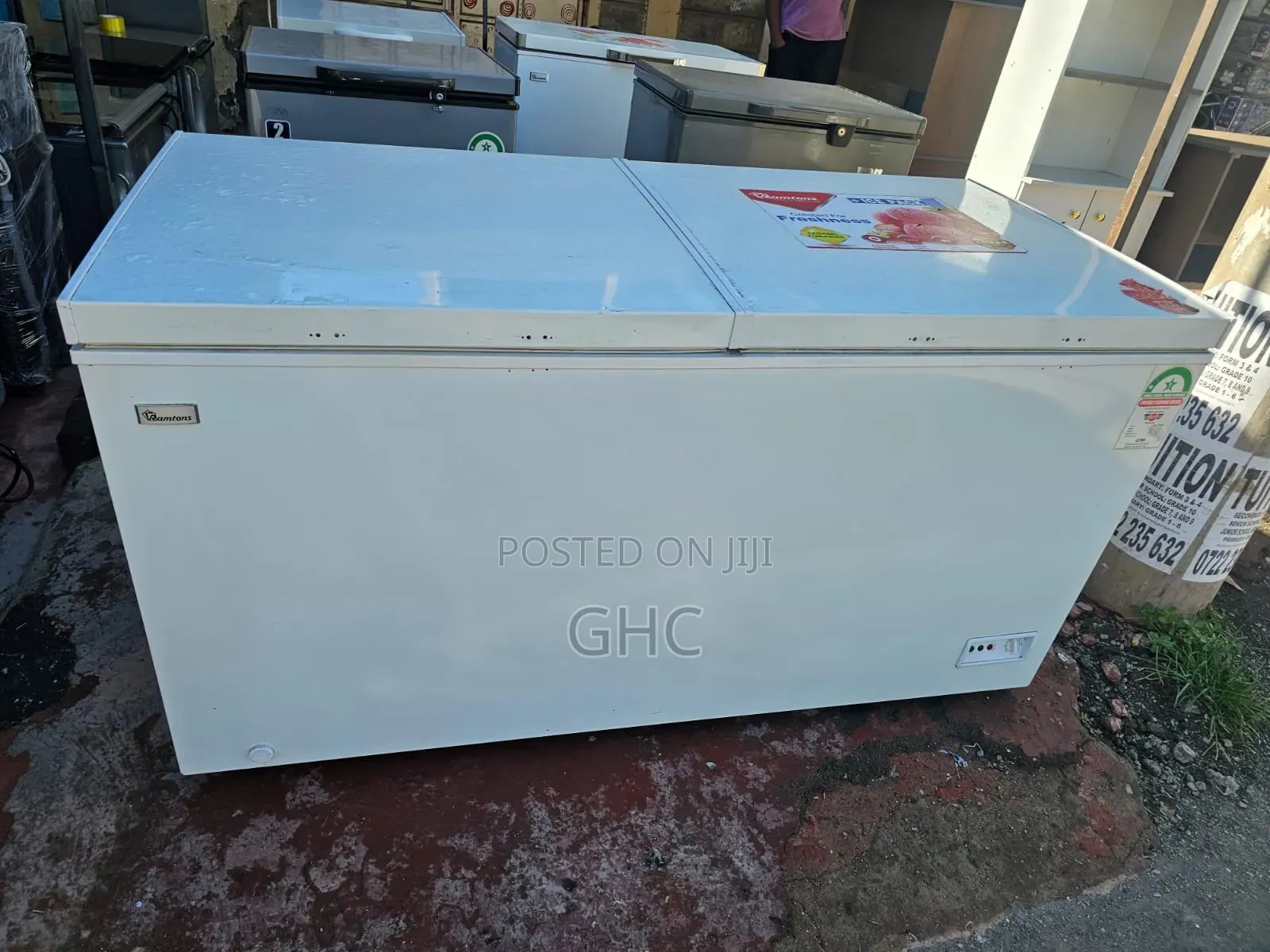 Ramtons 450l Deep Freezer (Used) White Colour