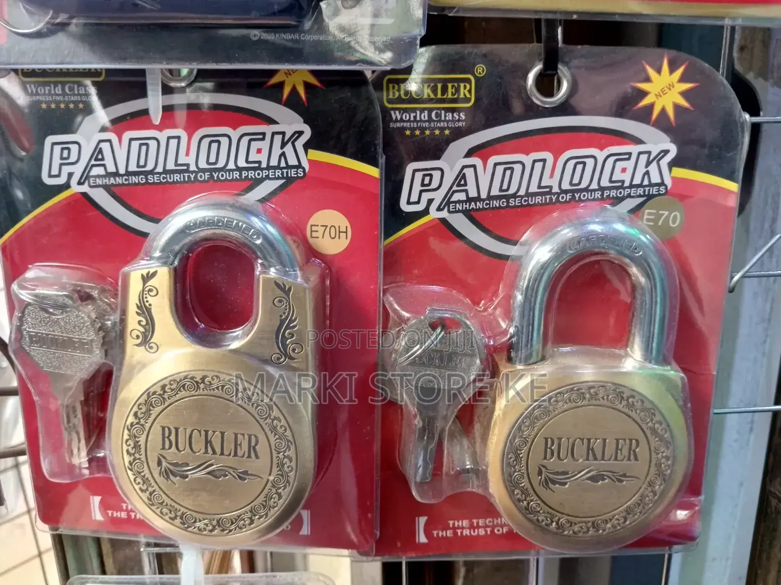 Buckler Round Anti Theft Hardened Padlock
