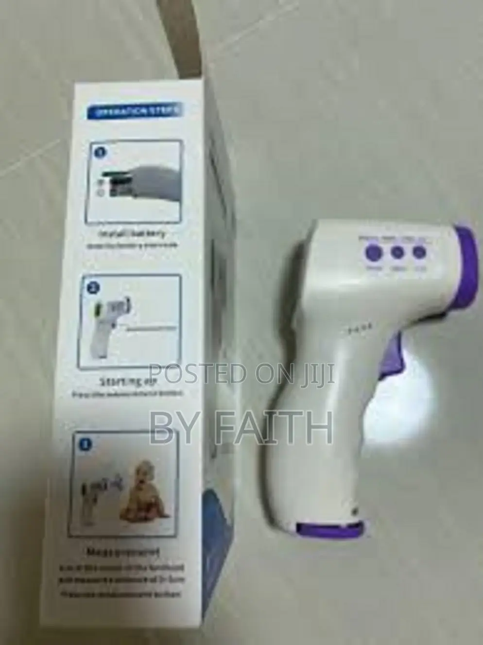 Ear Forehead Thermo Gun Infrared Thermometer