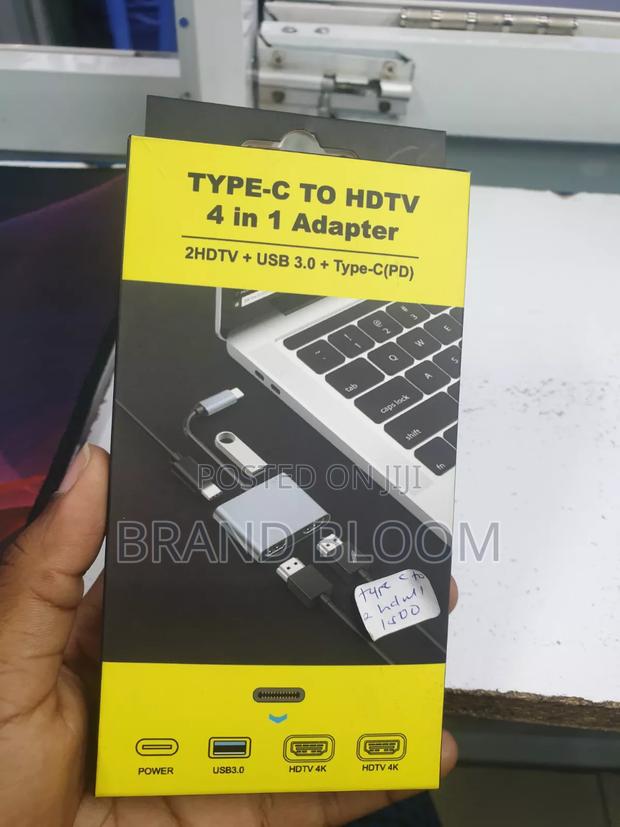 Type C to Dual Hdmi Hub + 2× Hd - main view