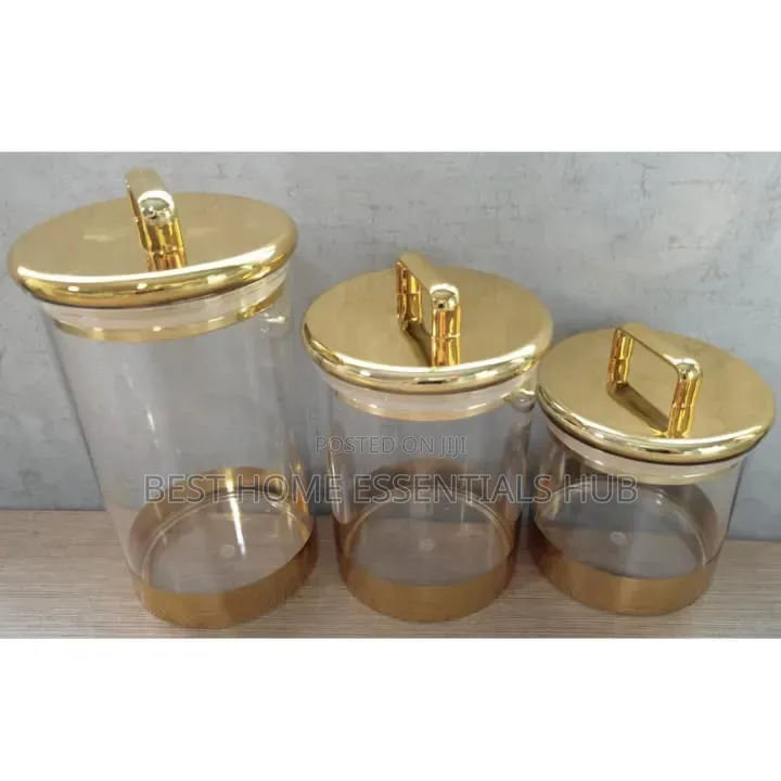 *3pcs Set High Quality Luxury Cannister Set