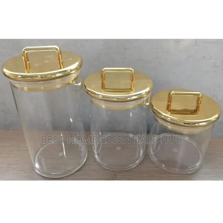 *3pcs Set High Quality Luxury Cannister Set