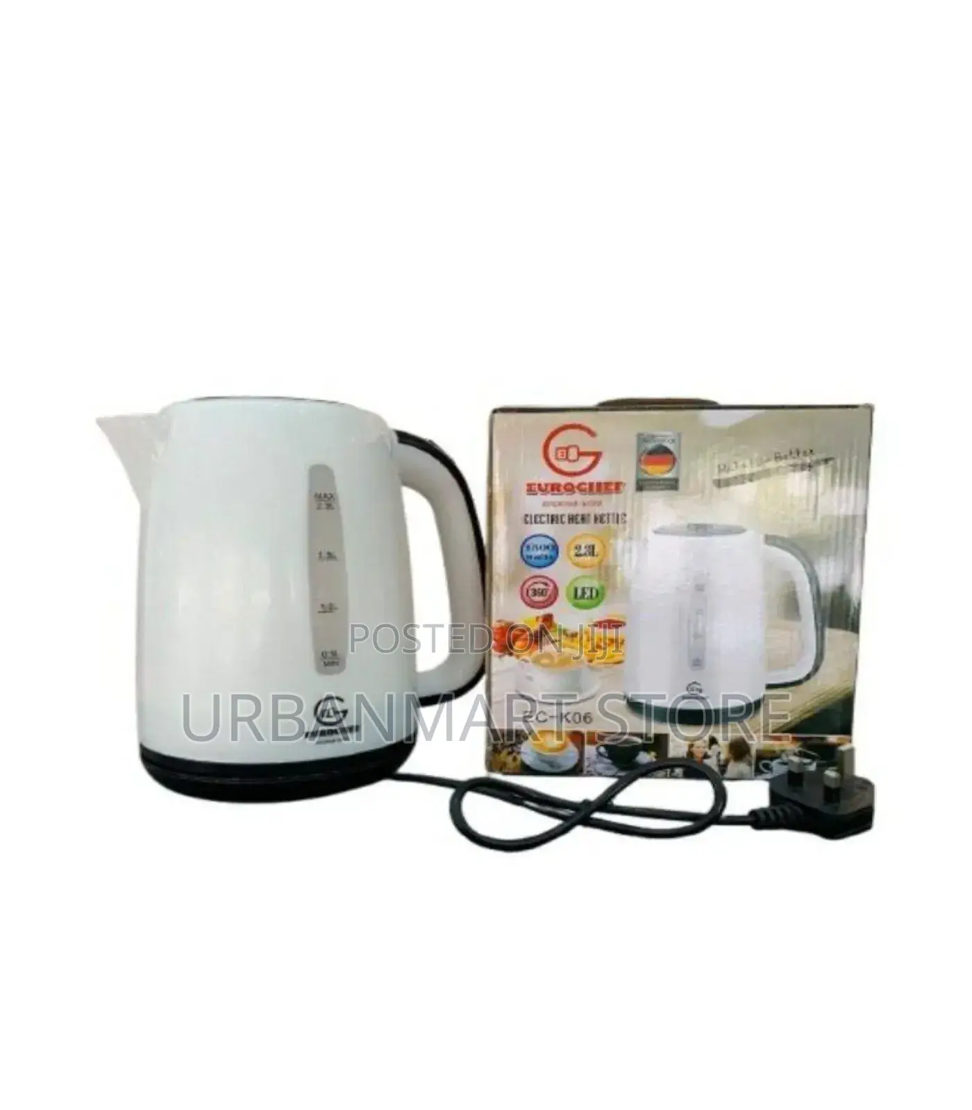 Eurochef Cordless Electric Kettle 2.3 Litres