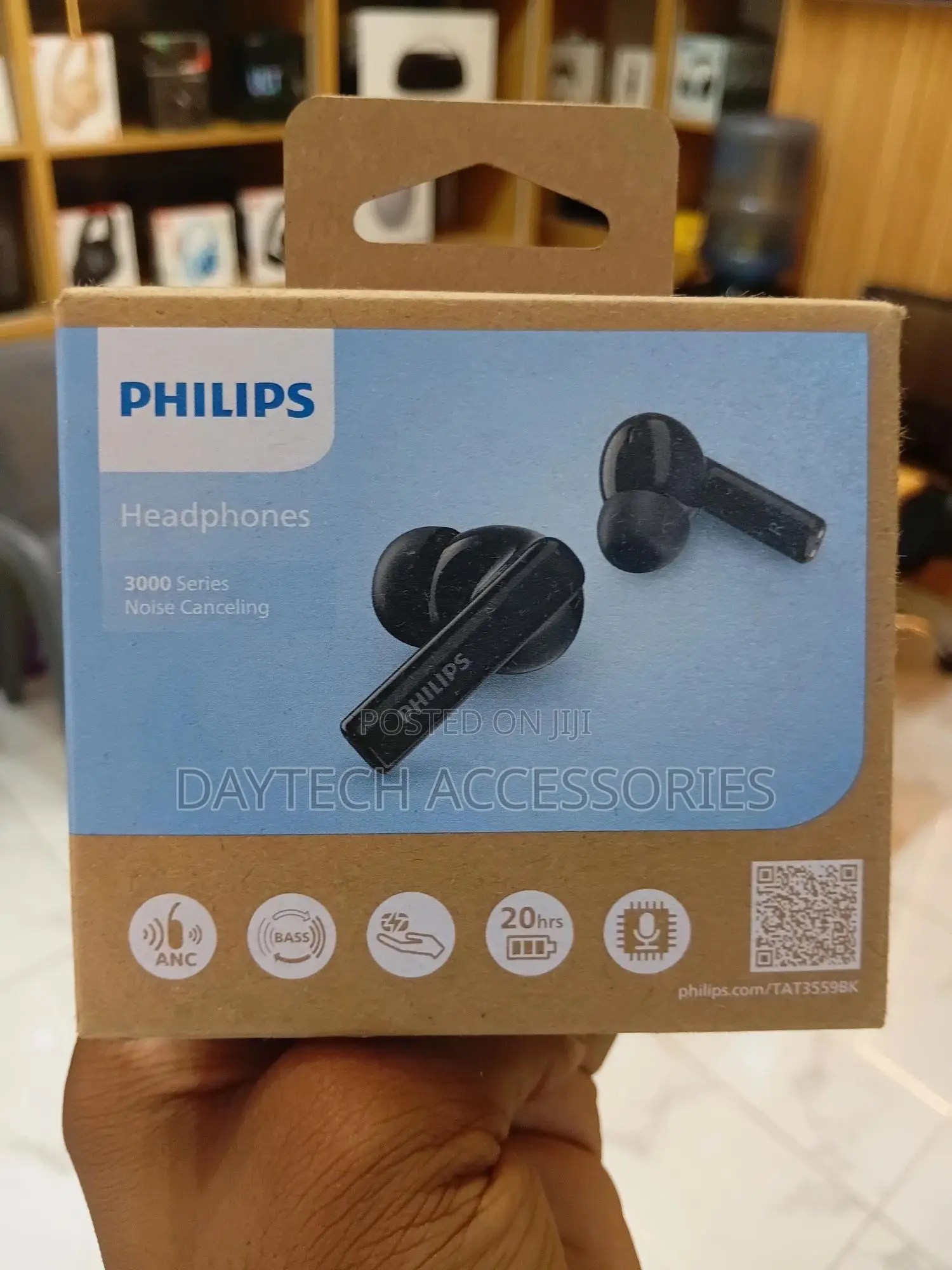 Philips Tat3559 TWS in Ear Nc Headphone - Black