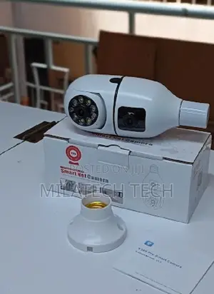 Dual Lens Bulb PTZ Camera With Night Vision