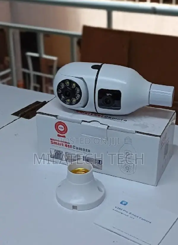 Dual Lens Bulb PTZ Camera With Night Vision