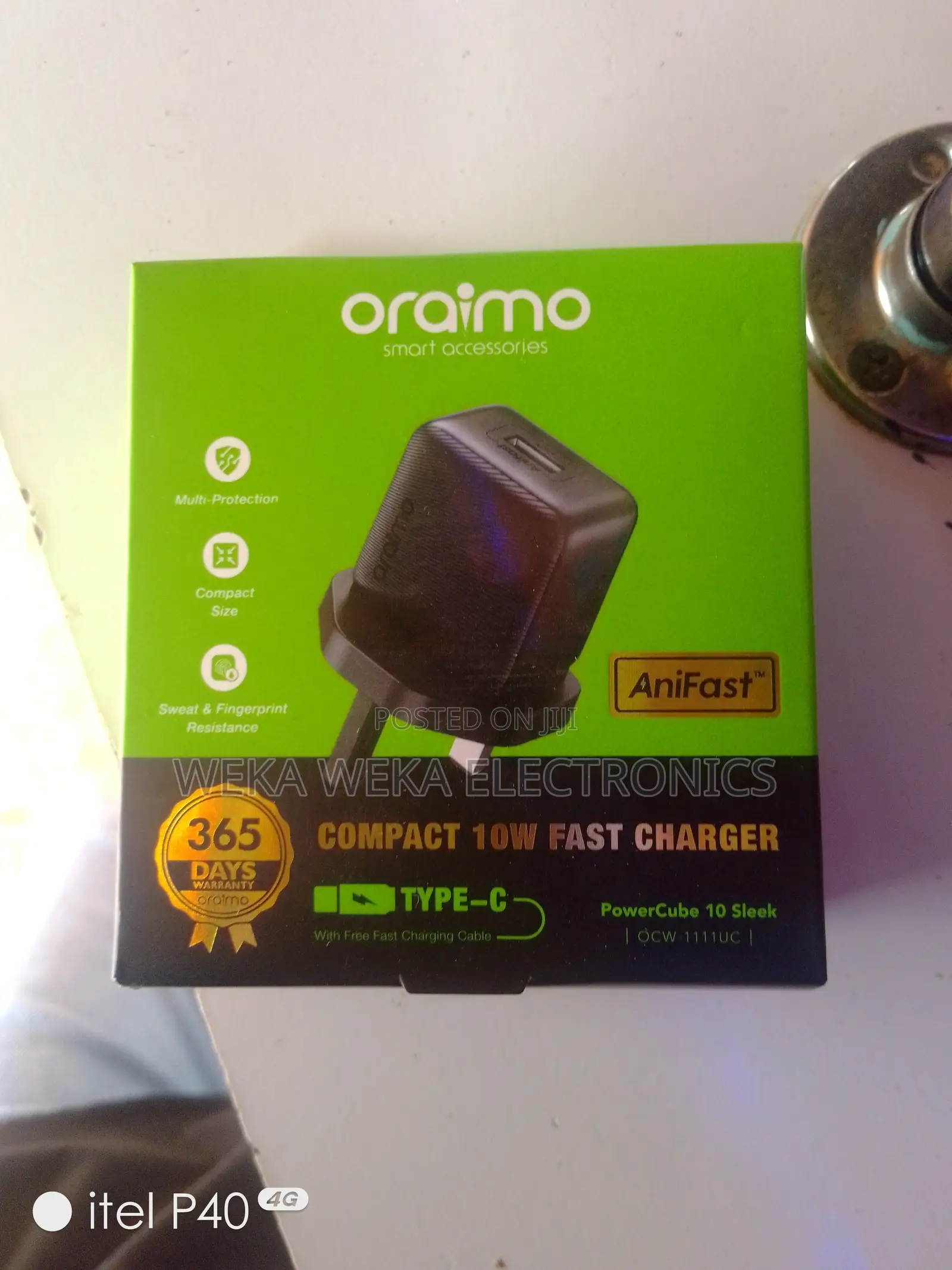 Oraimo Compact 10w Fast Charger Adapter