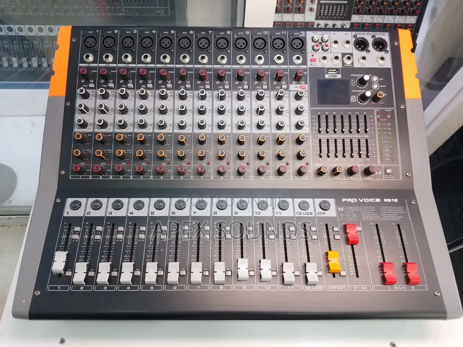 12 Ch Powered Mixer Pro Mixer