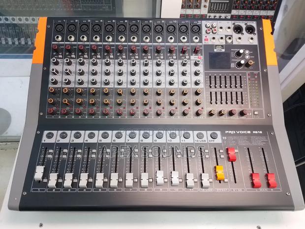 12 Ch Powered Mixer Pro Mixer - thumbnail 2