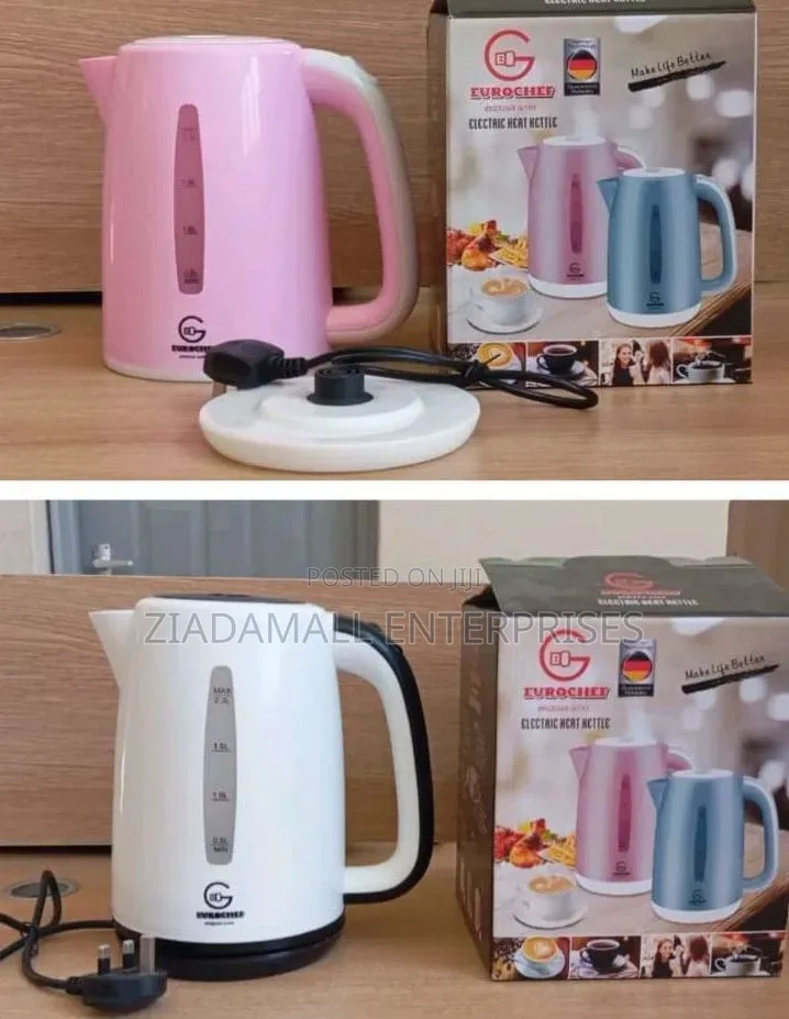 Eurochef Plastic Electric Kettle 2.3 Litres Family Size Kettle