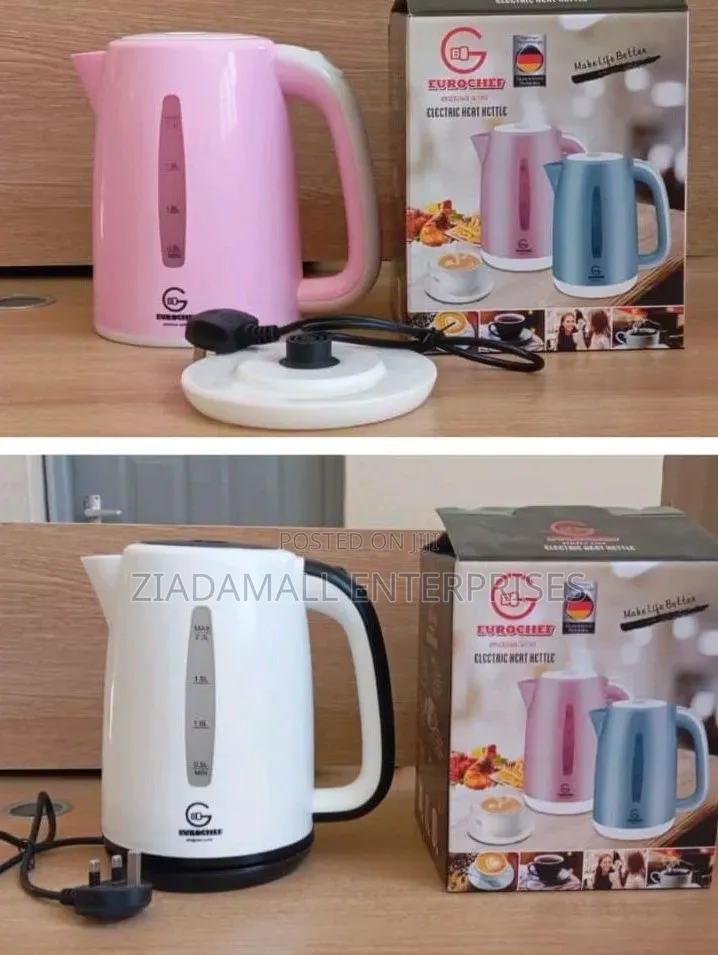 Electric Kettle Plastic Kettle Eurochef Reliable Heating 2.3l