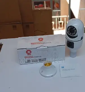 Dual Lens Wifi Bulb CCTV Camera Spy Lens