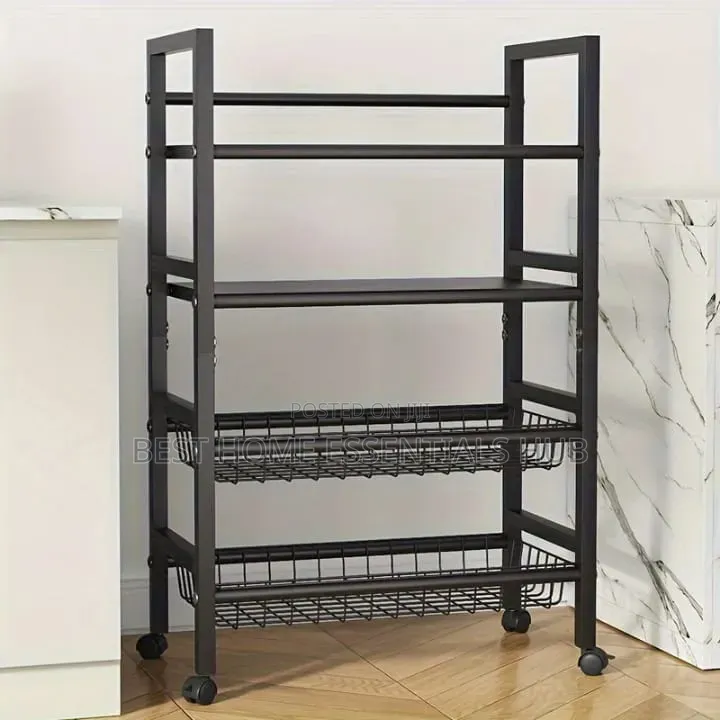 *Multi-Layer Metallic Kitchen Storage Rack