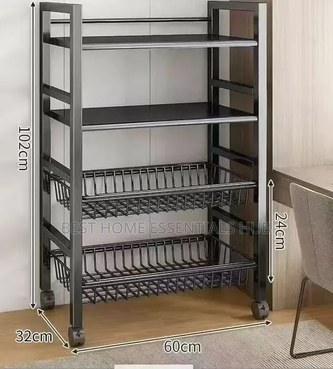 *Multi-Layer Metallic Kitchen Storage Rack
