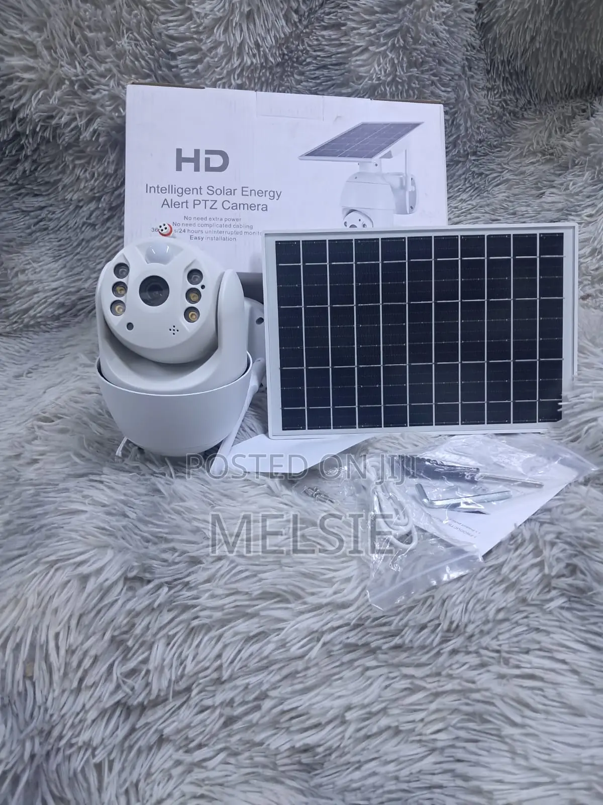 Ubox Smart 4g Solar Security Camera With Motion Tracking Audio