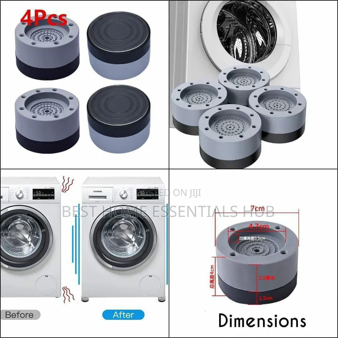 *4pcs Washing Machine Anti-Vibrations Pads
