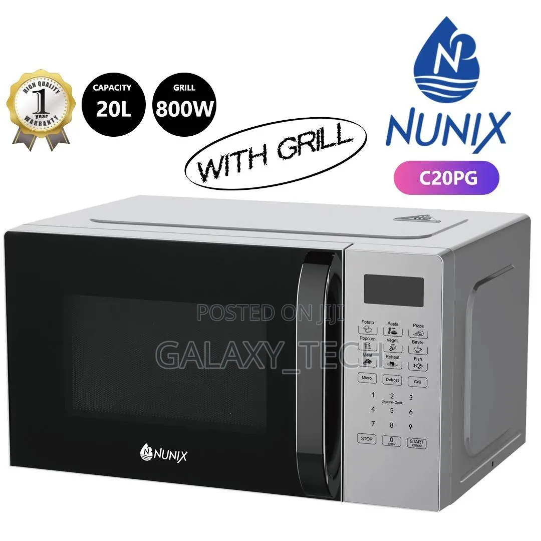 Nunix 20l Digital Microwave With Grill