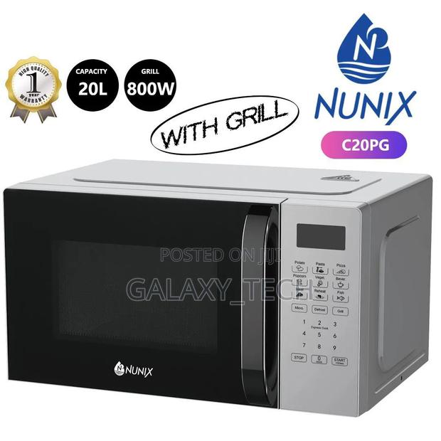 Nunix 20l Digital Microwave With Grill