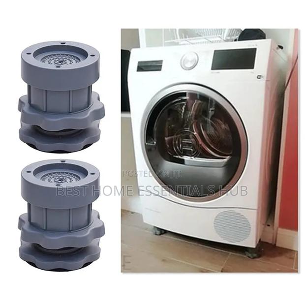 *4pcs Heavy Duty Adjustable Height Washing Machine Anti Vibration Pad