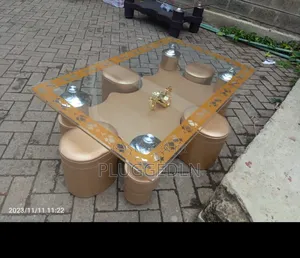 Modern Glass Coffee Table Set