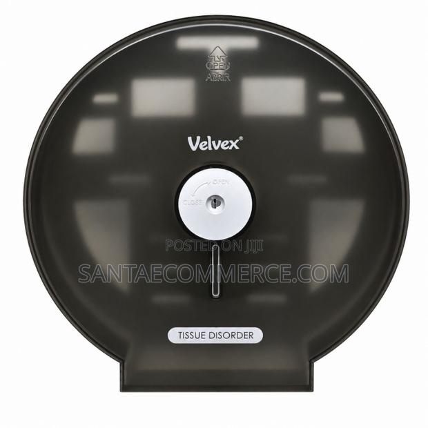 Velvex Jumbo Bathroom STD Disp(Trns+Blk)-E51018v