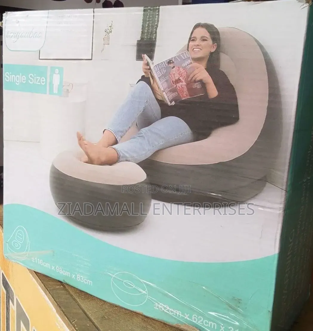 Inflatable Sofa Seat With Foot Rest