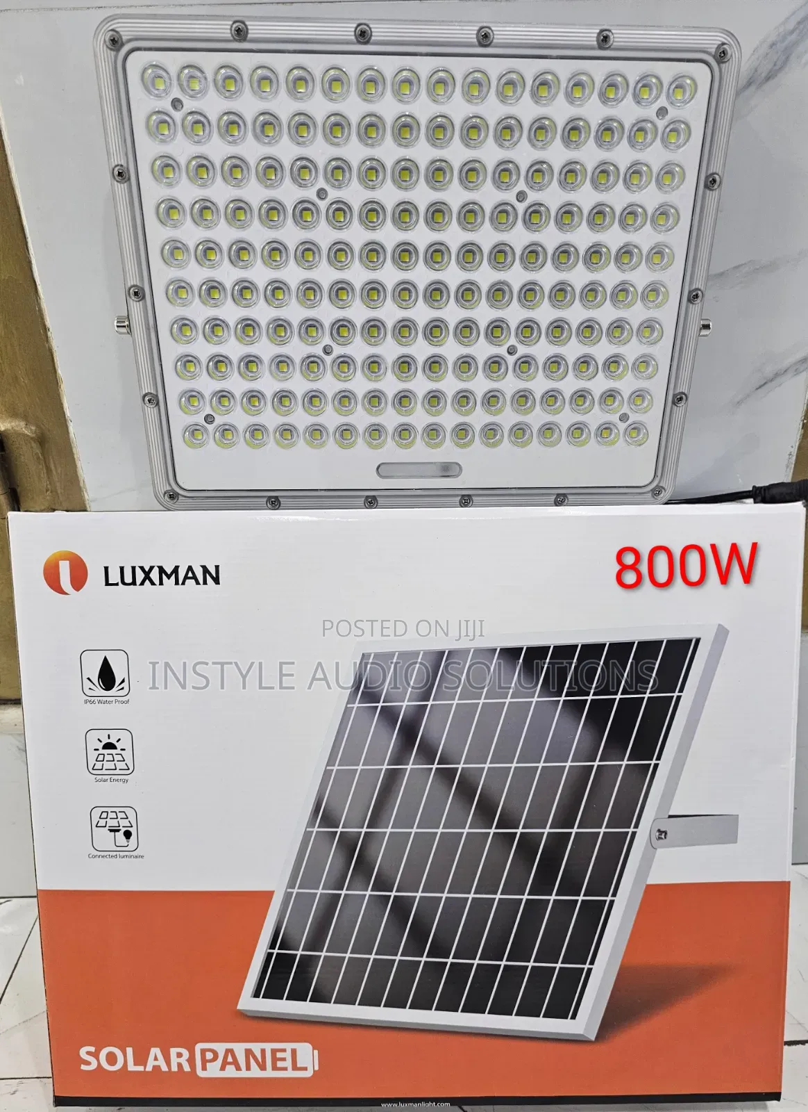 800w Powerful Solar Floodlight With Automatic Sensor 12 Hours