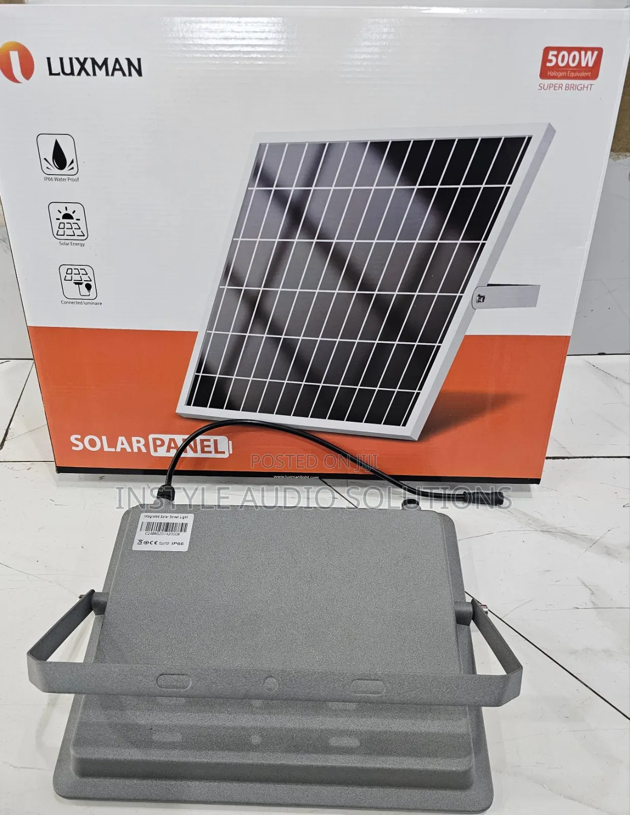 800w Powerful Solar Floodlight With Automatic Sensor 12 Hours