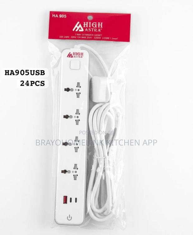 *High Astra 4way + 1usb + 2type C