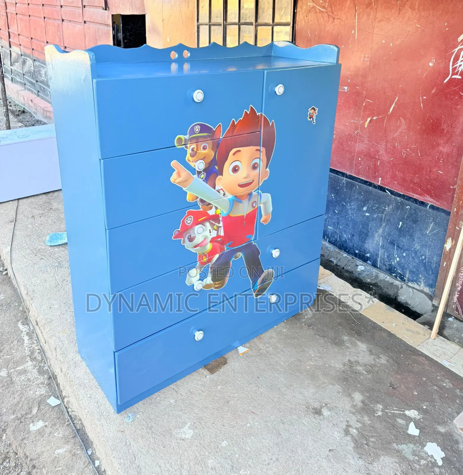 Kids' Paw 4-Drawer Chest Cabinet