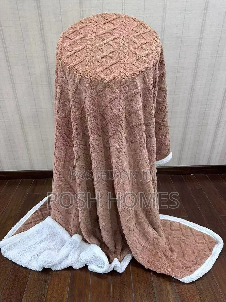 Brown Sherpa Throw Blankets