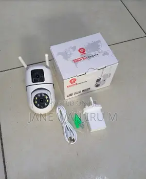 Wifi Camera With Two Lenses Wall Mount