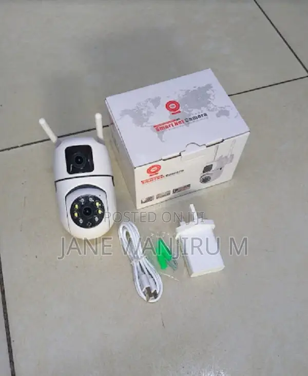 Wifi Camera With Two Lenses Wall Mount