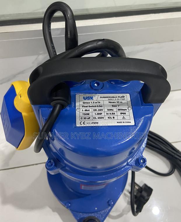 1.Hp Usk Submersible Pump With Float Switch - thumbnail 2