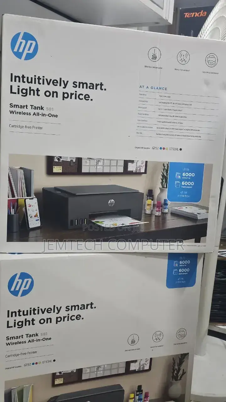 Hp Smart Tank 581 Aio Printer
