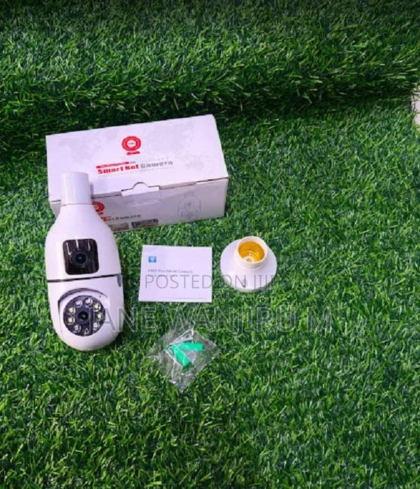 V380 Pro Bulb Camera - Rotating + Fixed Lens, No Wiring - main view