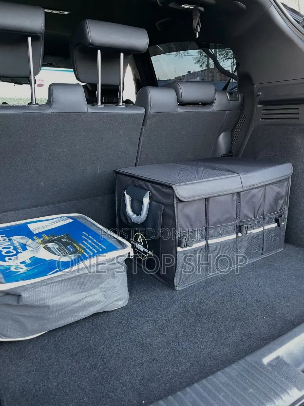 Foldable Premium Car Trunk Boot Organizer With Lid and Partitions