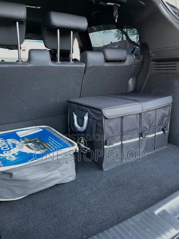 Foldable Premium Car Trunk Boot Organizer With Lid and Partitions - thumbnail 2