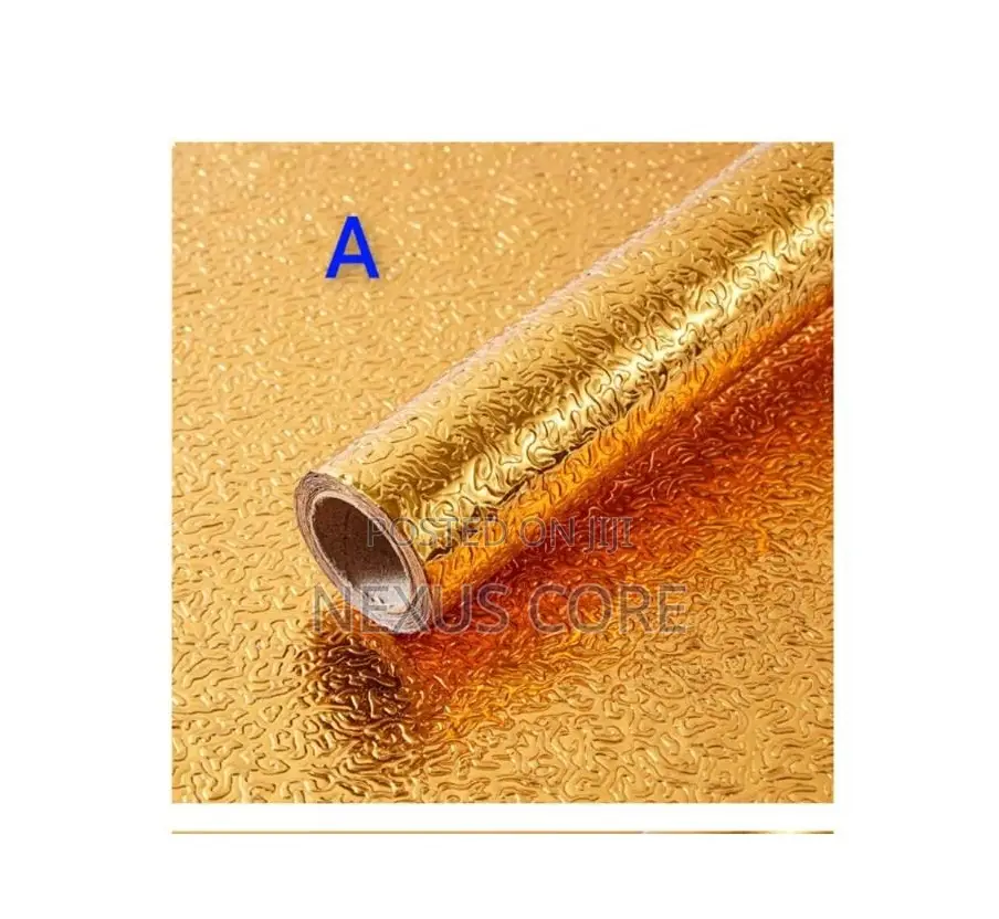 Gold Aluminium Foil /Kitchen Table Top Liner