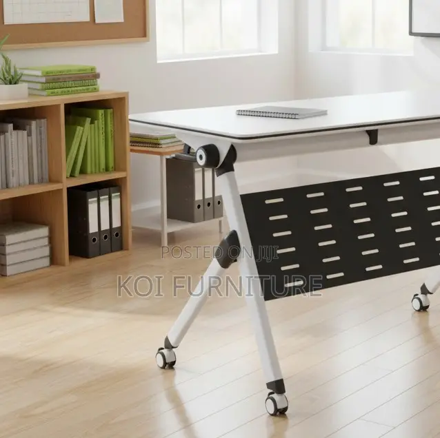 Office Desk; 1.2m Foldable Kois Envision 72w Folding Training Table