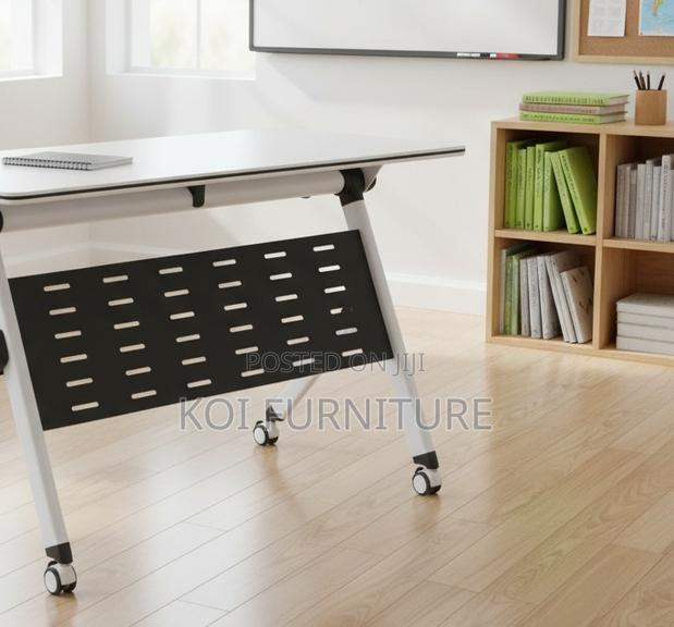 Office Desk; 1.2m Foldable Kois Envision 72w Folding Training Table - thumbnail 8